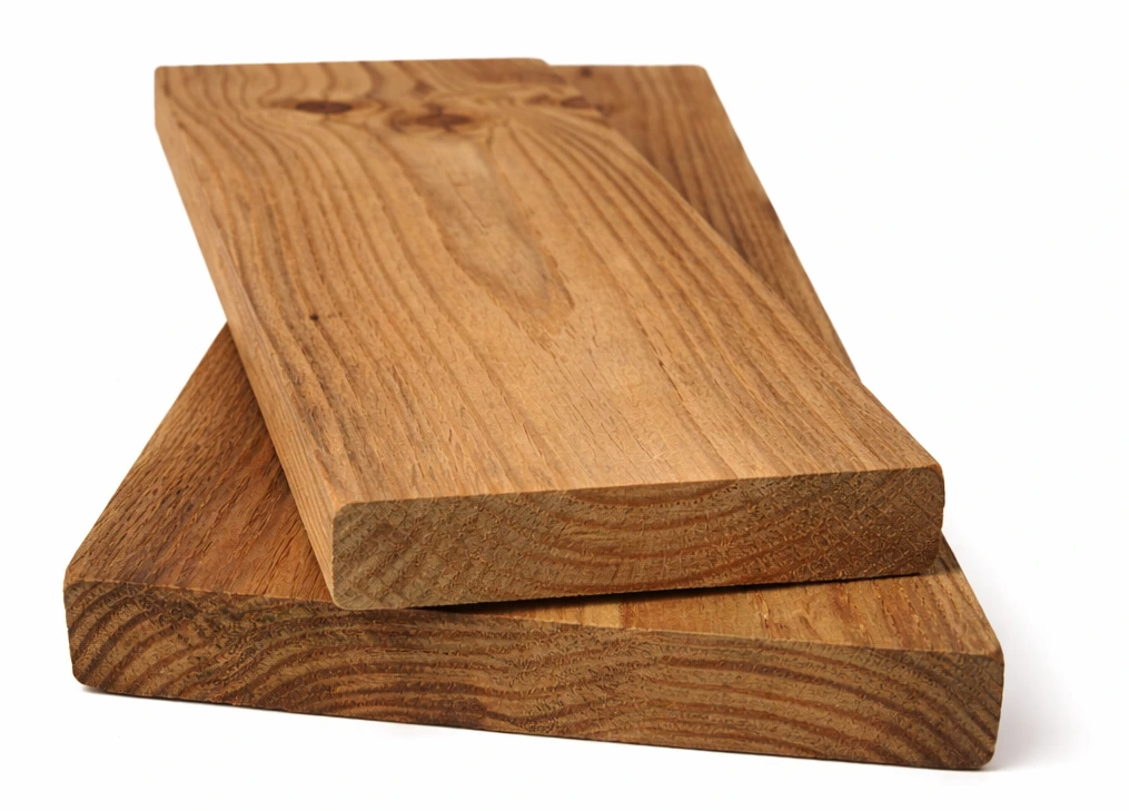 Pressure treated decking boards